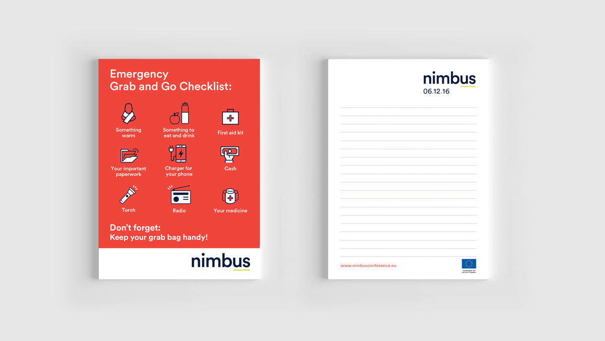 nimbus magnet and notebook