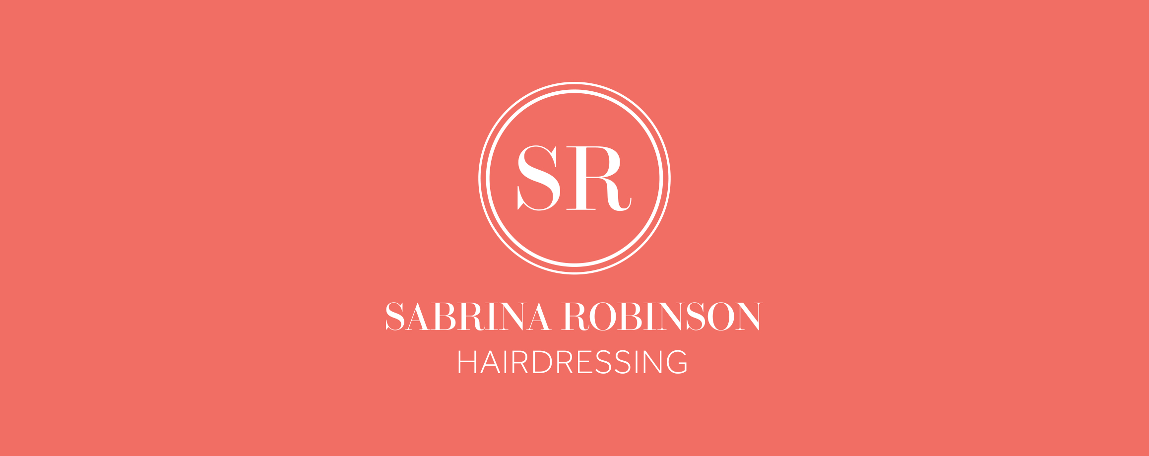 sr hairdressing logo